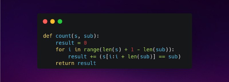 Метод count в Python: почему count('', '') возвращает 4? - Marketello