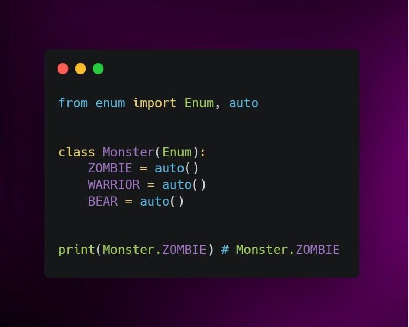 Enum в Python - Marketello