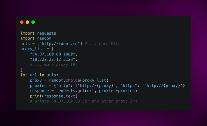 Изменение IP-адреса в Python - Marketello