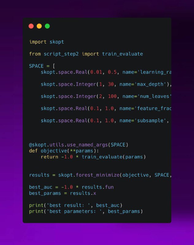 Оптимизация гиперпараметров с Scikit Optimize - Marketello